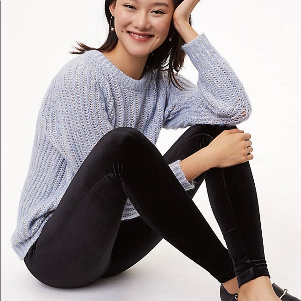Velvet leggings